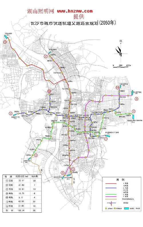 长沙地铁规划图最新，未来交通蓝图展望